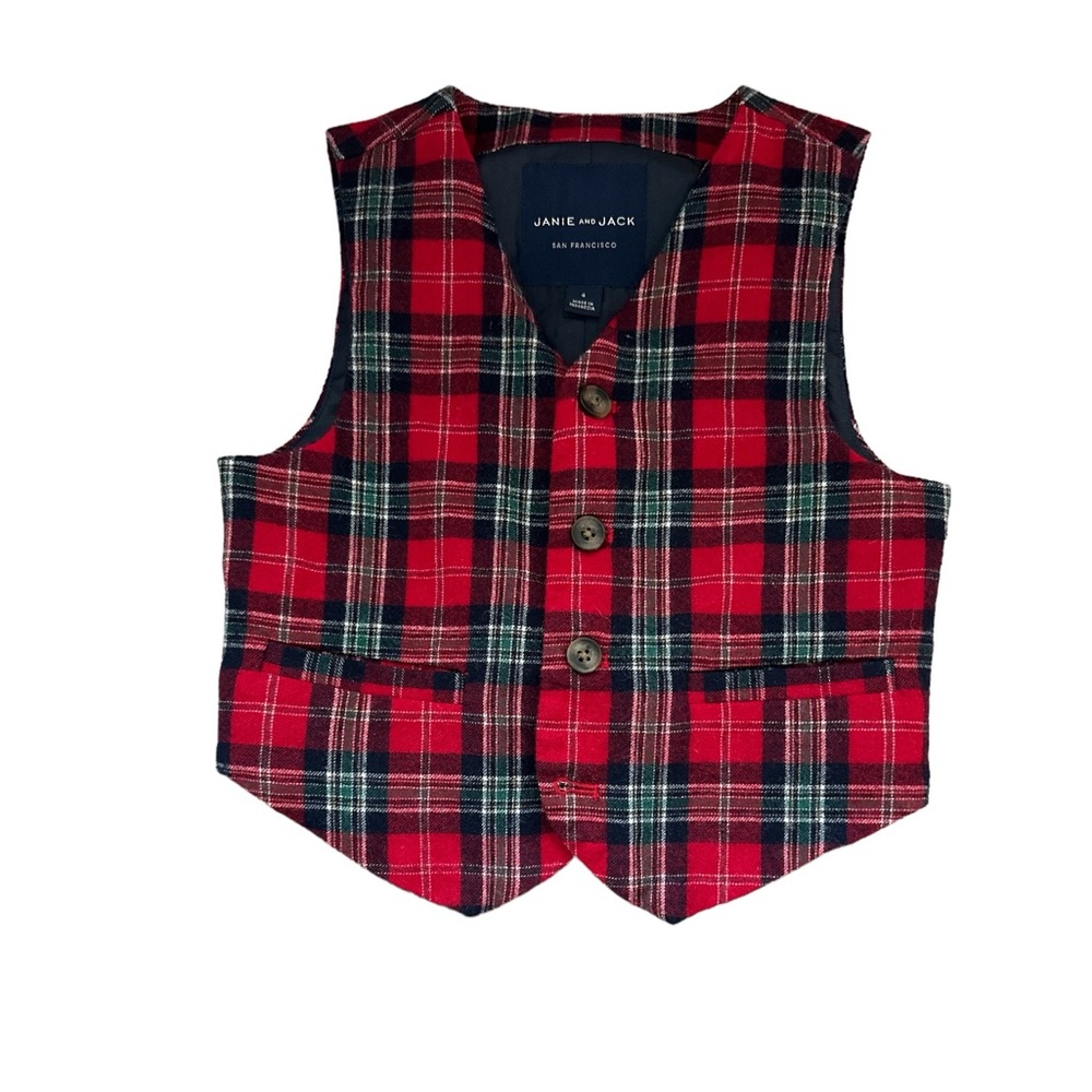 Janie and Jack suit vest size 4